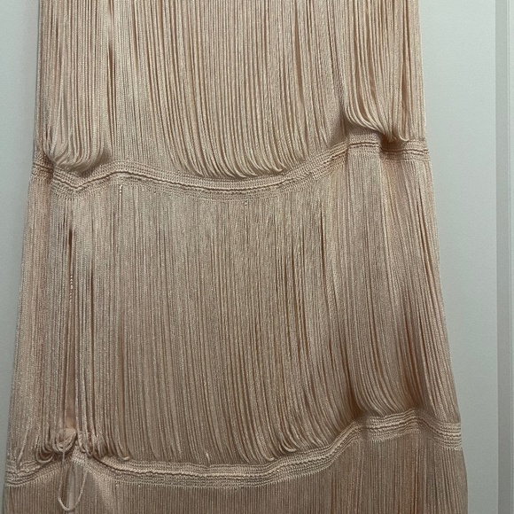H&M pink fringe dress xs - Picture 2 of 11